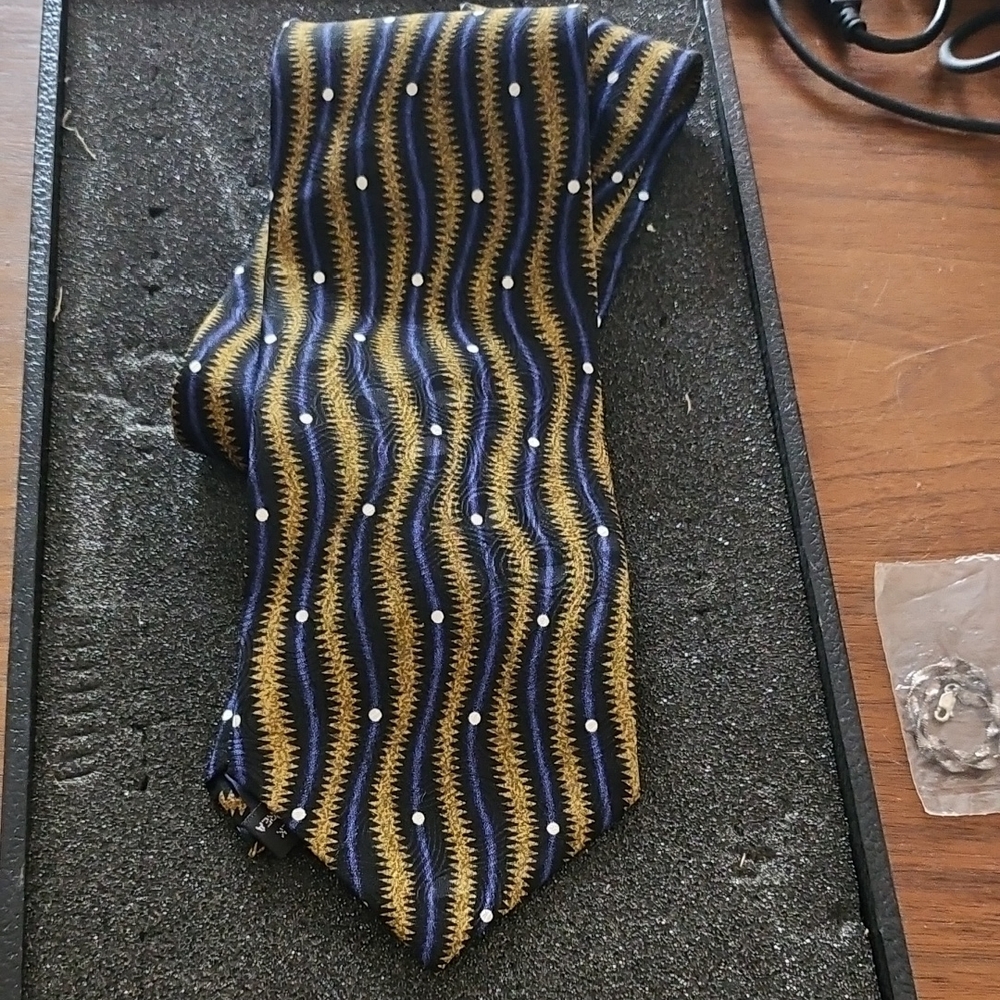 Vintage MATRIX By Format Men's Gorgeous 100% Silk Neck Tie Abstract Dots